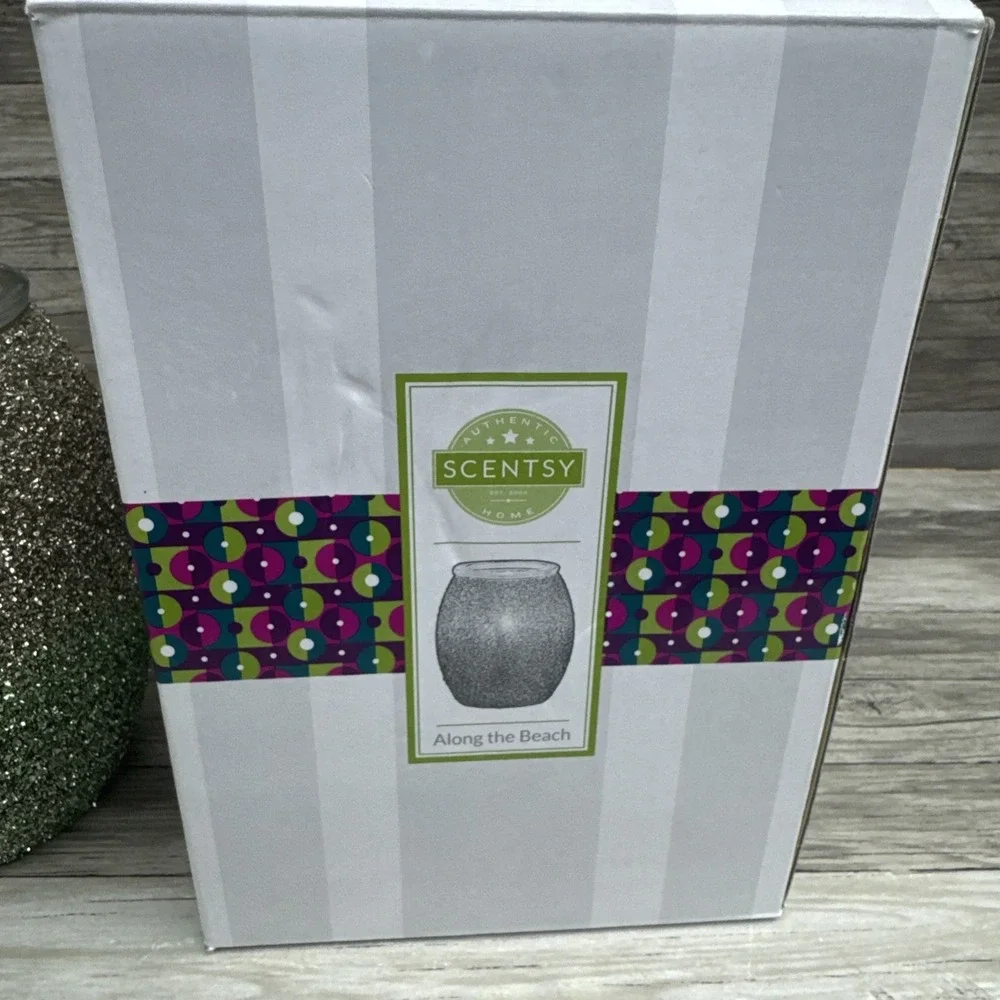 Scentsy Along the Beach Wax Oil Warmer ~ FULL Size ~ NEW Aromatherapy Home Decor